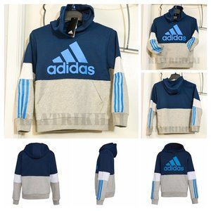 Blue/gray NWT adidas Youth boys‎ Fleece Hoodie